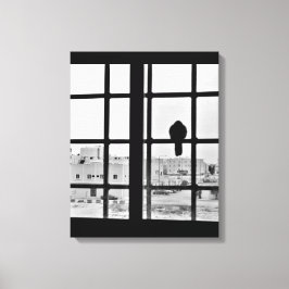 Napping Dove Canvas Afdruk