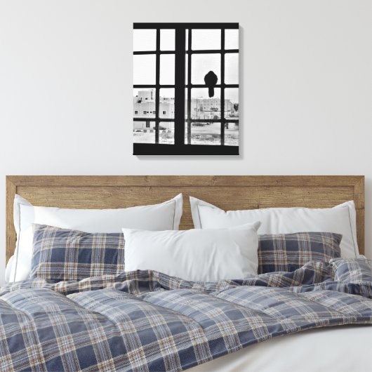 Napping Dove Canvas Afdruk (Insitu (Slaapkamer))