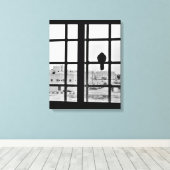 Napping Dove Canvas Afdruk (Insitu (Houten vloer))