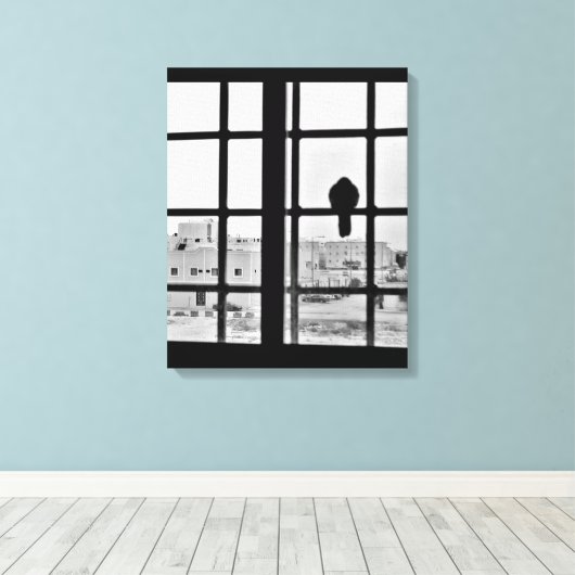 Napping Dove Canvas Afdruk (Insitu (Houten vloer))