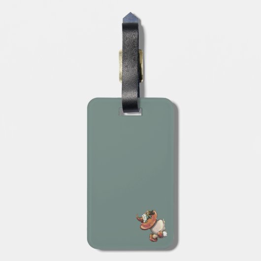 Napping Gnome Bagagelabel (Achterkant verticaal)