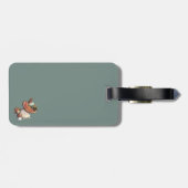 Napping Gnome Bagagelabel (Achterkant horizontaal)