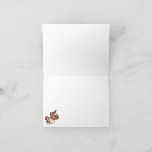 Napping Gnome Bedankkaart (Binnen)