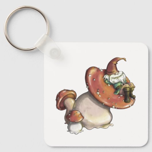 Napping Gnome Sleutelhanger (Voorkant)