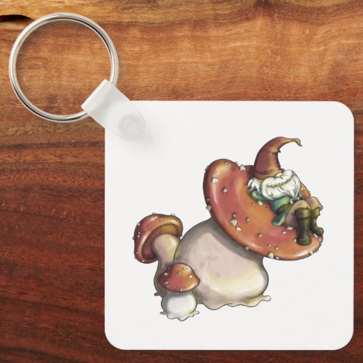 Napping Gnome Sleutelhanger (Voorkant)