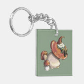 Napping Gnome Sleutelhanger (Voorkant Links)