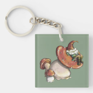 Napping Gnome Sleutelhanger