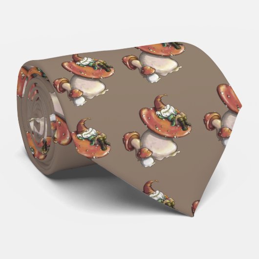 Napping Gnome Stropdas (Opgerold)