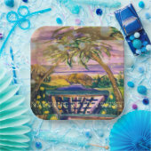 Napping in Key West Fun and Casual Papieren Bordje (Feest)