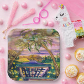 Napping in Key West Fun and Casual Papieren Bordje (Feest)