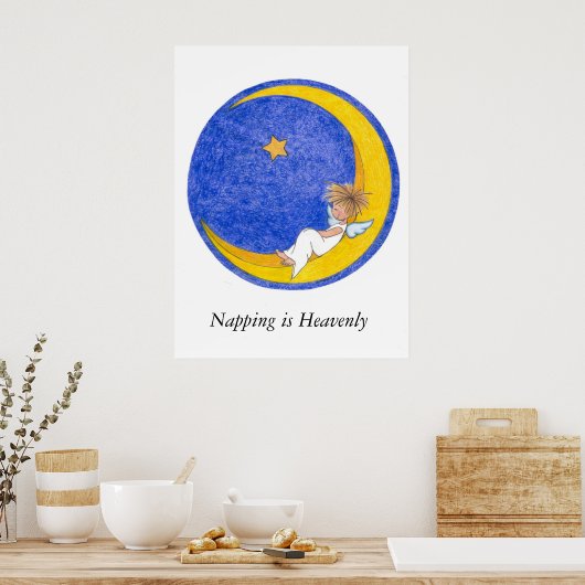 Napping is de hemel poster (Keuken)