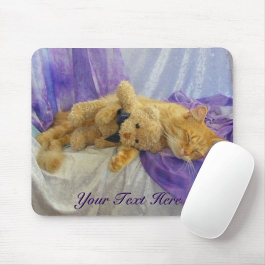 Napping Kat Mousepad Muismat (Met muis)