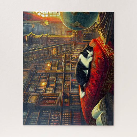 Napping Kat Puzzels voor Volwassene 500 Stuks Moed (Verticaal)