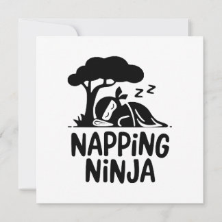 Napping Ninja - Schattigee slaperige Ninja Art Fun