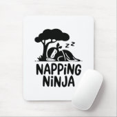 Napping Ninja - Schattigee slaperige Ninja Art Fun Muismat (Met muis)