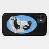 Napping Penguins iPhone / iPad hoesje (Achterkant (horizontaal))
