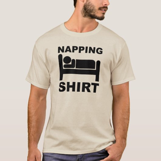 Napping Shirt Funny T-Shirt (Voorkant)