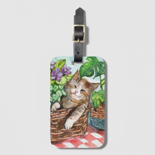 Napping therapie bagagelabel (Voorkant (verticaal))