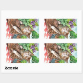 Napping therapie rechthoekige sticker (Vel)