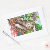 Napping therapie rechthoekige sticker (Envelop)