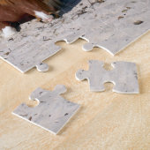 Napping van wilde pony's in het nationaal park Ass Legpuzzel (Zijkant)