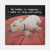 Napping website fotomagneet magneet (Voorkant)