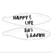 Nappy Life Mini Basketball w/Black Logo. Basketbal (Panelen)