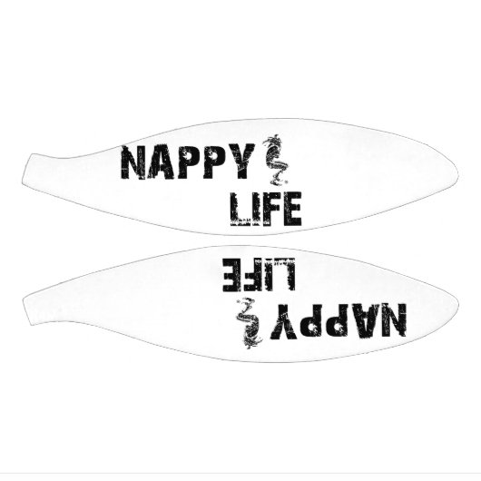 Nappy Life Mini Basketball w/Black Logo. Basketbal (Panelen)