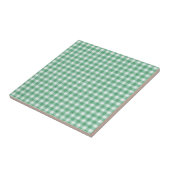 Nappy Mint Green Gingham  Tegeltje (Zijkant)