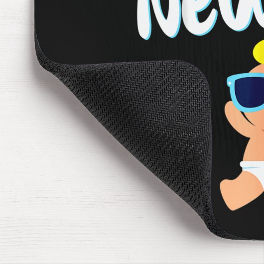 Nappy New Year Diaper Expecting Pregnant Funny Hap Muismat (Hoek)