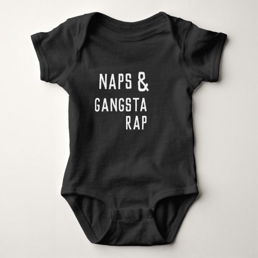 Naps en Gangsta Rap Bodysuit (Voorkant)