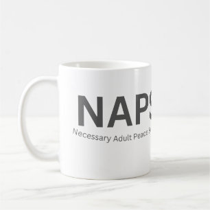 NAPS — Noodzakelijke Volwassen Vredes Sessie Grapp Koffiemok