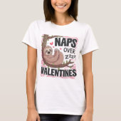 Naps Over Valentijnse Design T-Shirt (Voorkant)