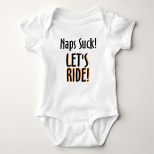 Naps Suck, Laten we Ride Romper