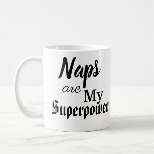 Naps zijn mijn Superpower Koffiemok (Links)