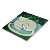 Naptime Abstract pastelschilderij Tegeltje (Zijkant)