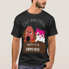 naptime bij katten en honden is mijn gelukkige uur t-shirt