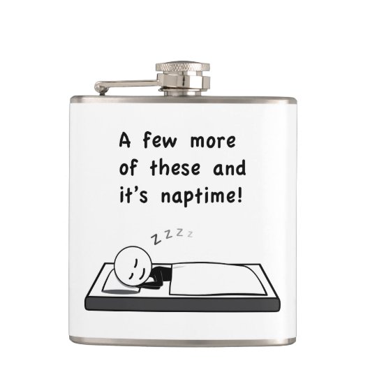 Naptime Flask Heupfles (Voorkant)