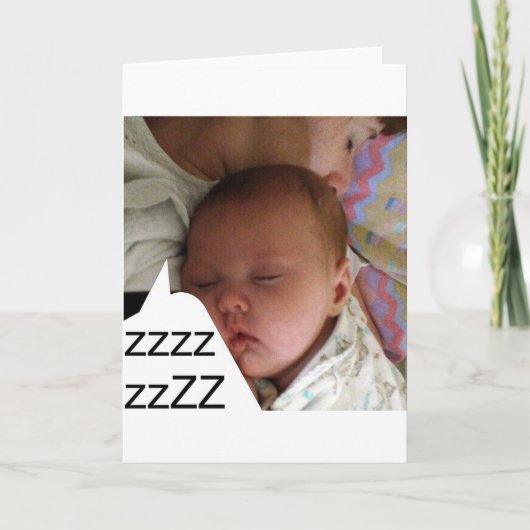 Naptime, voor wie? kaart (Voorkant)