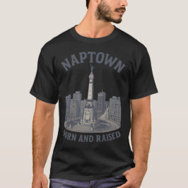 Naptown Born and Raised - Monument Circle T-shirt