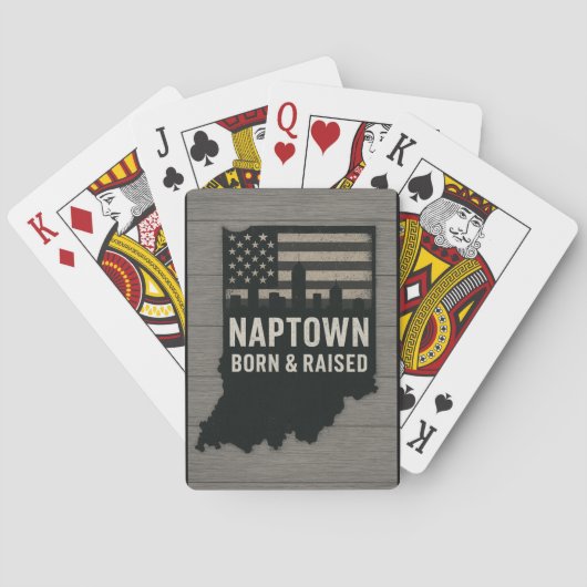 Naptown Born & Raised Card Deck Pokerkaarten (Achterkant)