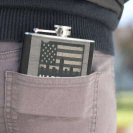 Naptown Geboren en getogen fles Heupfles