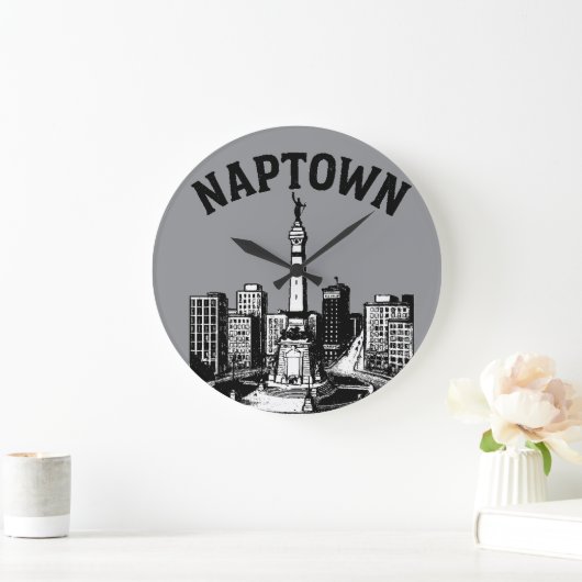 Naptown Indianapolis Indiana Grote Klok (Huis)