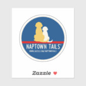 Naptown Tails Dogs Vinyl Sticker (Vel)