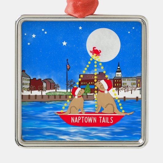 Naptown Tails Parade of Lights Kerst Ornament (Voorkant)