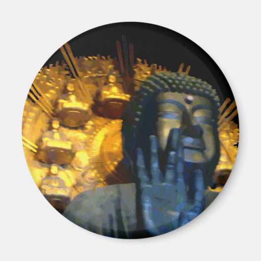 Nara Boeddha / Nara Daibutsu Magneet (Voorkant)
