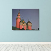 Nara Dreamland Fantasy Castle (nacht) Canvas Afdruk (Insitu (Houten vloer))
