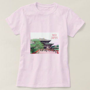 Nara Japan beroemde tempeltrecht T-shirt