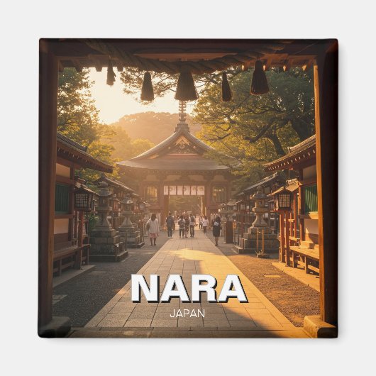 Nara Japan Reizen Magneet (Voorkant)