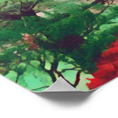 Nara Japan Todai-ji tempelreisdruk Poster (Hoek)